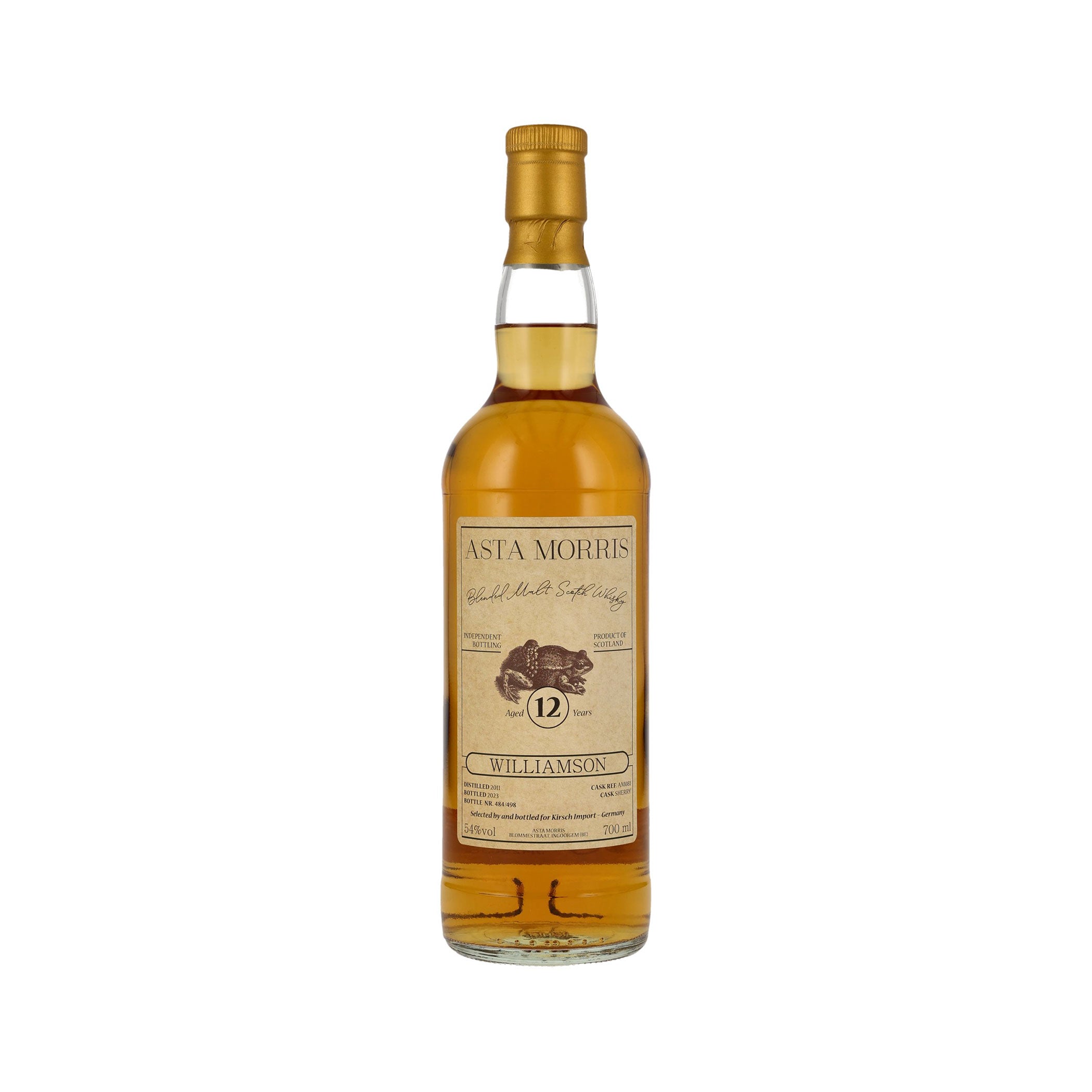 Williamson 2011/2023 - 12 Jahre - #AM081 - Asta Morris Blended Malt Scotch Whisky - Schottland Islay