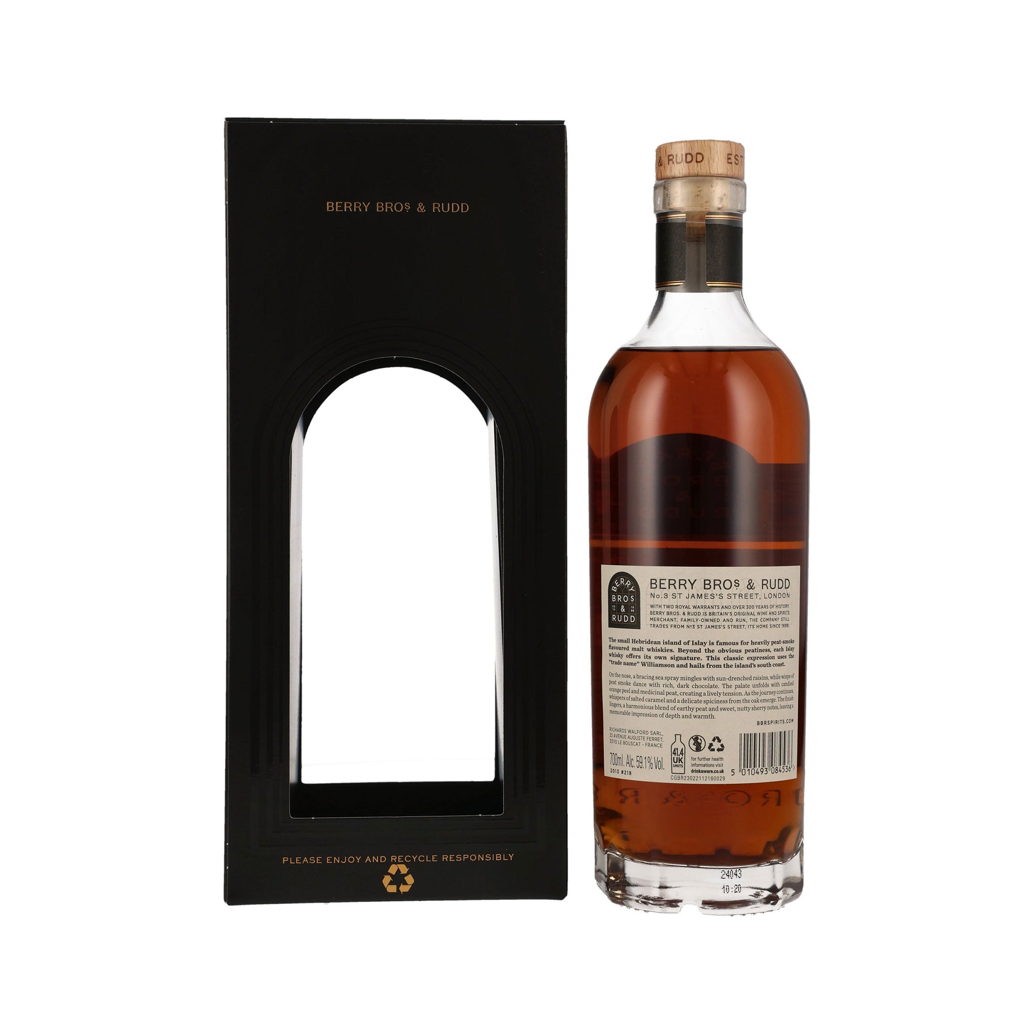 Williamson 2013/2024 - Berry Bros. & Rudd - Islay Single Malt Scotch Whisky