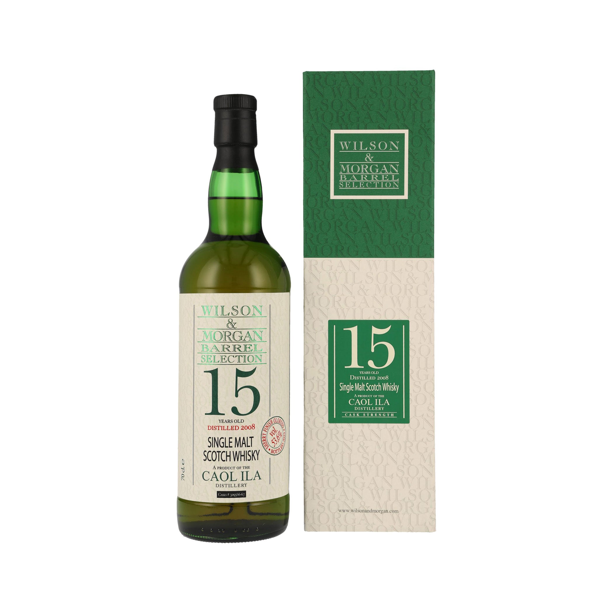 Caol Ila 2008/2023 - 15 Jahre - Oloroso Sherry Finish - Wilson & Morgan - Single Malt Scotch Whisky - Caol Ila - Feinste Spirituosen
