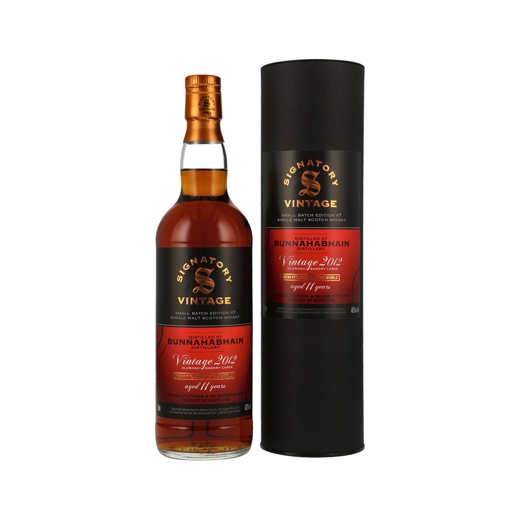 Bunnahabhain 2012/2023 - Signatory Vintage Islay Single Malt Scotch Whisky - Small Batch Edition #7 - Bunnahabhain - Feinste Spirituosen