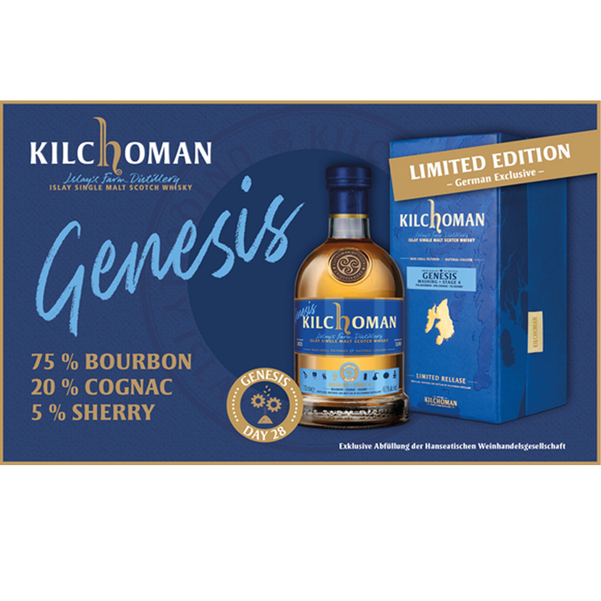 Kilchoman Genesis Mashing - Stage 4 - 2023 - Islay Single Malt Scotch Whisky - Kilchoman - Feinste Spirituosen