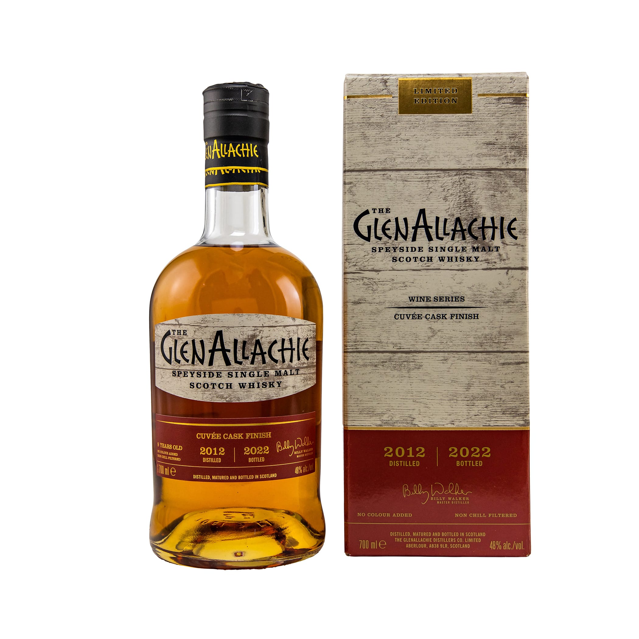 GlenAllachie 2012/2022 Cuvée Wine Cask Finish Speyside Single Malt Scotch Whisky